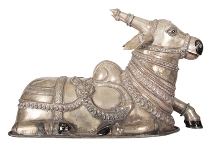 Silver Nandi 2, , Navrathans Antique Art - Artisera