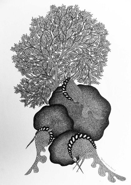 Gond - Untitled 43, Mayank Shyam, Must Art - Artisera