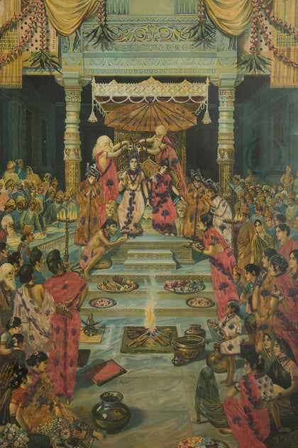 Ram Rajya Abhishek, M.V. Dhurandhar, Kalakriti Art Gallery - Artisera