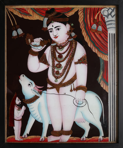 Krishna Gopala, , Phillips Reverse Glass - Artisera