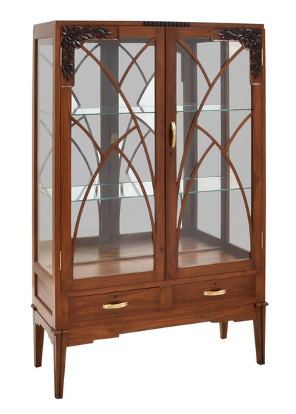 Art Deco Display Cabinet with Glass Doors, , Phillips Art Deco - Artisera