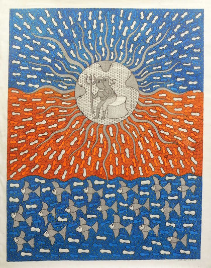 Gond - Untitled 19, Suresh Kumar Dhurve, Must Art - Artisera