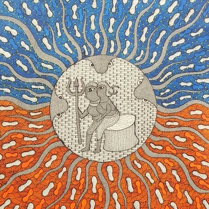 Gond - Untitled 19, Suresh Kumar Dhurve, Must Art - Artisera