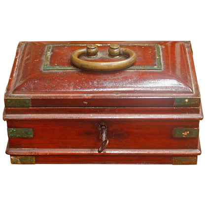 Wooden Box with Brass, , Crafters - Artisera